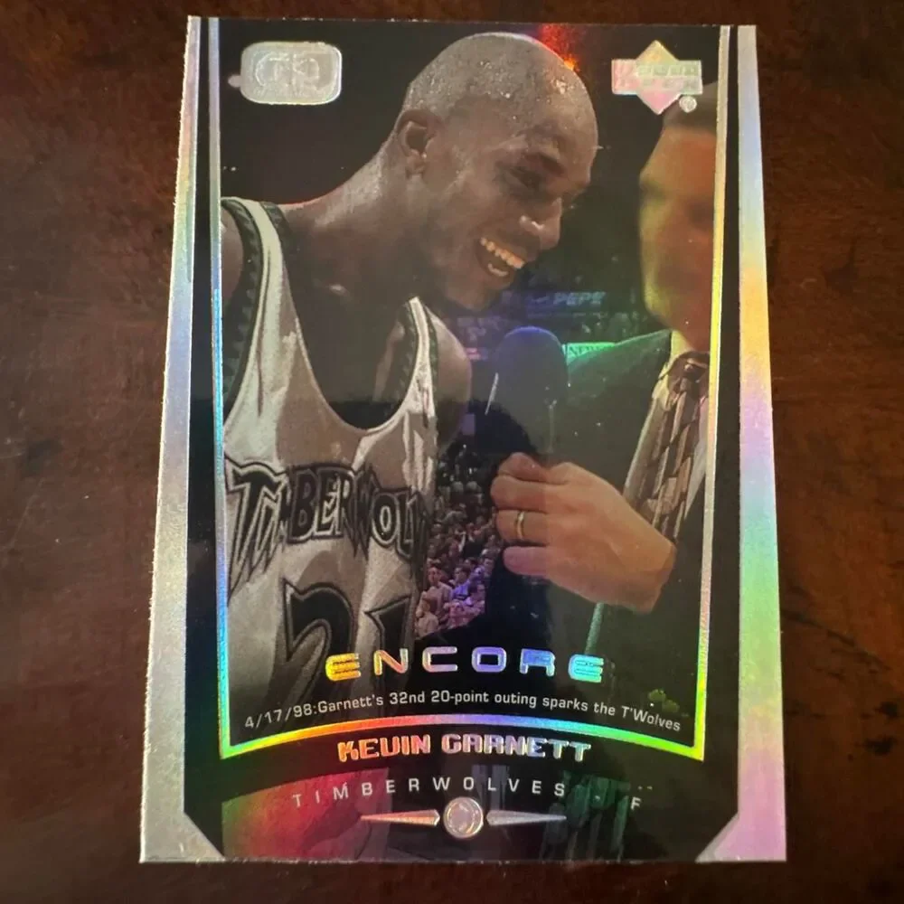Kevin Garnett 1998-99 Upper Deck Encore #51 Game Dated